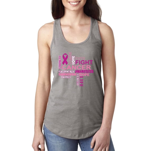Women's Racerback Tank Top - Fight Breast Cancer