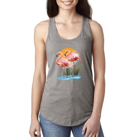 Women's Racerback Tank Top - Flamingo