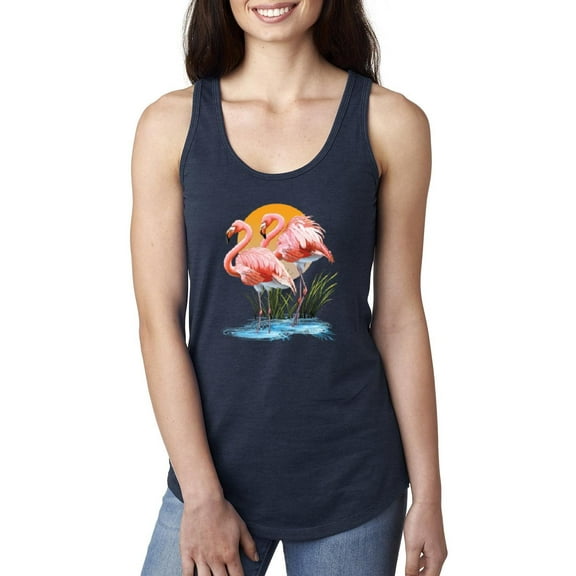 Women's Racerback Tank Top - Flamingo