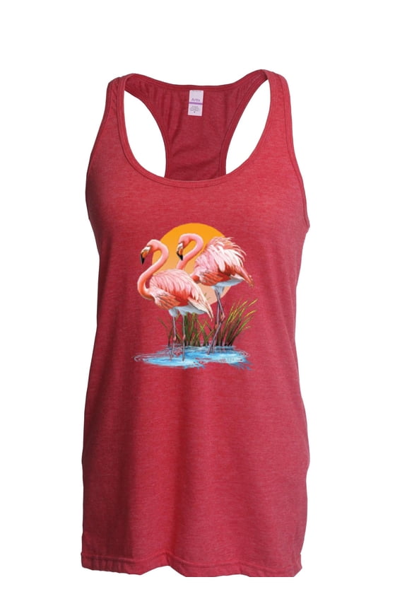 Women's Racerback Tank Top - Flamingo