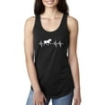 thumbnail image 1 of Women's Racerback Tank Top - Horse Riding Gift Horses, 1 of 5