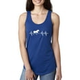 thumbnail image 1 of Women's Racerback Tank Top - Horse Riding Gift Horses, 1 of 5