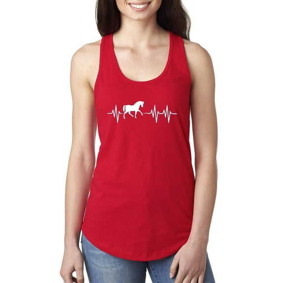 Women's Racerback Tank Top - Horse Riding Gift Horses