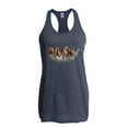 thumbnail image 1 of Women's Racerback Tank Top - Horses Herd, 1 of 5