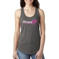 thumbnail image 1 of Women's Racerback Tank Top - Horses Where My Heart Is, 1 of 5