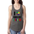 thumbnail image 1 of Women's Racerback Tank Top - I Love Someone With Autism, 1 of 5