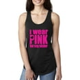 thumbnail image 1 of Women's Racerback Tank Top - I Wear Pink For My Sister, 1 of 5