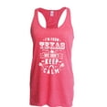 thumbnail image 1 of Women's Racerback Tank Top - I am From Texas TX Texas, 1 of 5