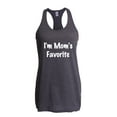thumbnail image 1 of Women's Racerback Tank Top - I'm Mom's Favorite, 1 of 5