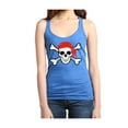 thumbnail image 1 of Women's Racerback Tank Top - Jolly Roger Skull & Crossbones, 1 of 5