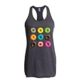 thumbnail image 1 of Women's Racerback Tank Top - Love Food Donuts Doughnuts, 1 of 5