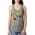 thumbnail image 1 of Women's Racerback Tank Top - Love Food Donuts Doughnuts, 1 of 5