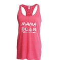 thumbnail image 1 of Women's Racerback Tank Top - Mama Bear, 1 of 5