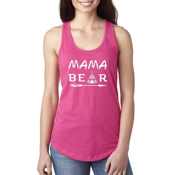 Women's Racerback Tank Top - Mama Bear