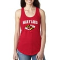 thumbnail image 1 of Women's Racerback Tank Top - Maryland Flag, 1 of 5