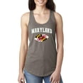 thumbnail image 1 of Women's Racerback Tank Top - Maryland Flag, 1 of 5