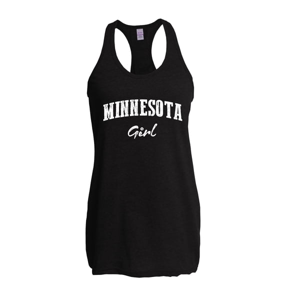 Women's Racerback Tank Top - Minnesota Girl