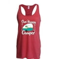 thumbnail image 1 of Women's Racerback Tank Top - ONE HAPPY CAMPER, 1 of 5