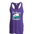 thumbnail image 1 of Women's Racerback Tank Top - ONE HAPPY CAMPER, 1 of 5