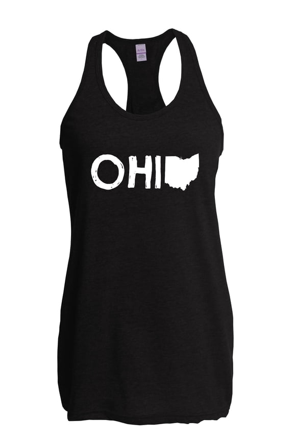 Women's Racerback Tank Top - Ohio Map