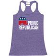 thumbnail image 1 of Women's Racerback Tank Top - Proud Republican, 1 of 5