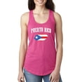 thumbnail image 1 of Women's Racerback Tank Top - Puerto Rico Flag, 1 of 5