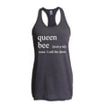 thumbnail image 1 of Women's Racerback Tank Top - Queen Bee I Call, 1 of 5