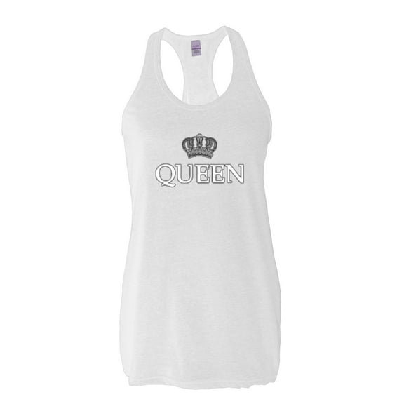Women's Racerback Tank Top - Queen Crown