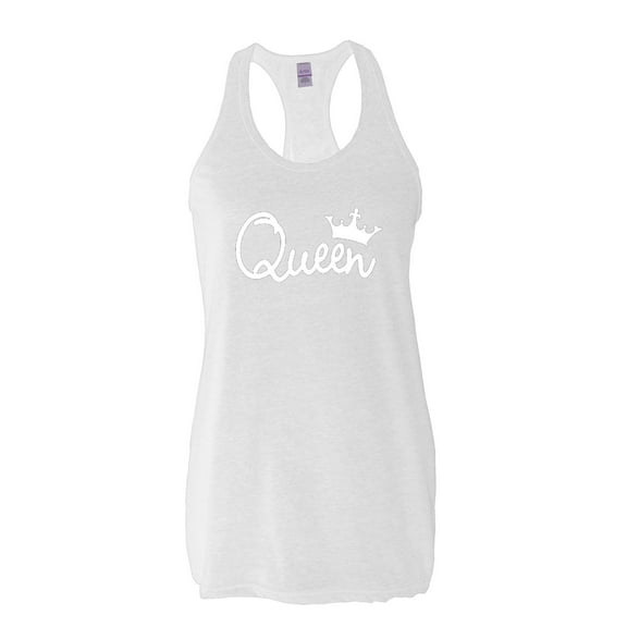 Women's Racerback Tank Top - Queen Crown