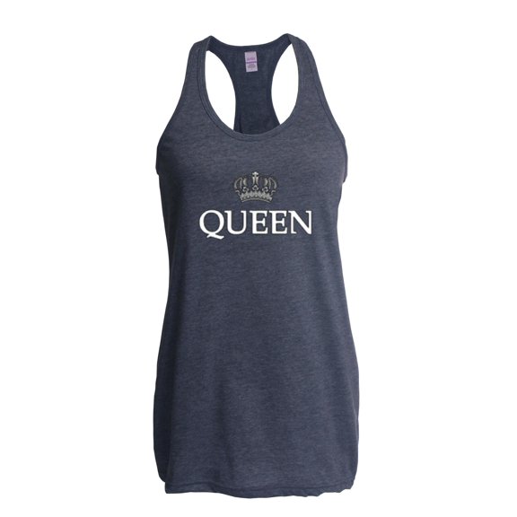 Women's Racerback Tank Top - Queen Crown