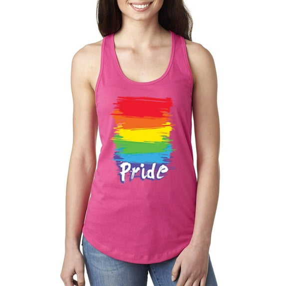 Women's Racerback Tank Top - Rainbow Pride