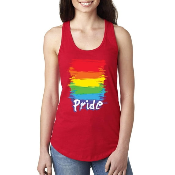 Women's Racerback Tank Top - Rainbow Pride