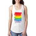 thumbnail image 1 of Women's Racerback Tank Top - Rainbow Pride, 1 of 5