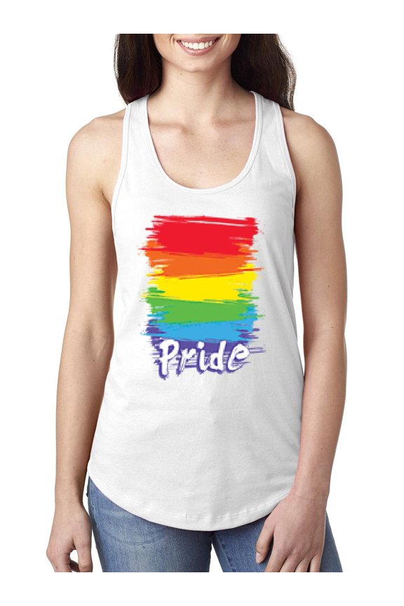 Women's Racerback Tank Top - Rainbow Pride