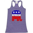 thumbnail image 1 of Women's Racerback Tank Top - Republican Elephant, 1 of 5