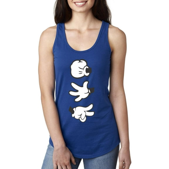 Women's Racerback Tank Top - Rock Paper Scissors