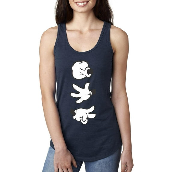 Women's Racerback Tank Top - Rock Paper Scissors