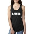 thumbnail image 1 of Women's Racerback Tank Top - Saints, 1 of 5