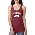 thumbnail image 1 of Women's Racerback Tank Top - San Diego, 1 of 3