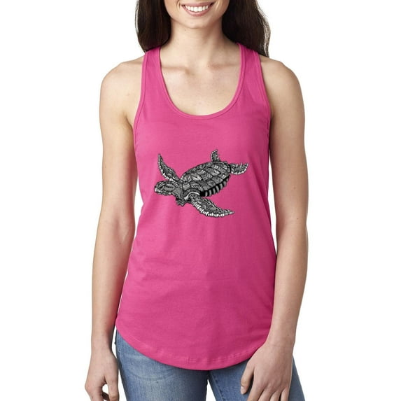 Women's Racerback Tank Top - Sea Turtle Hawaii