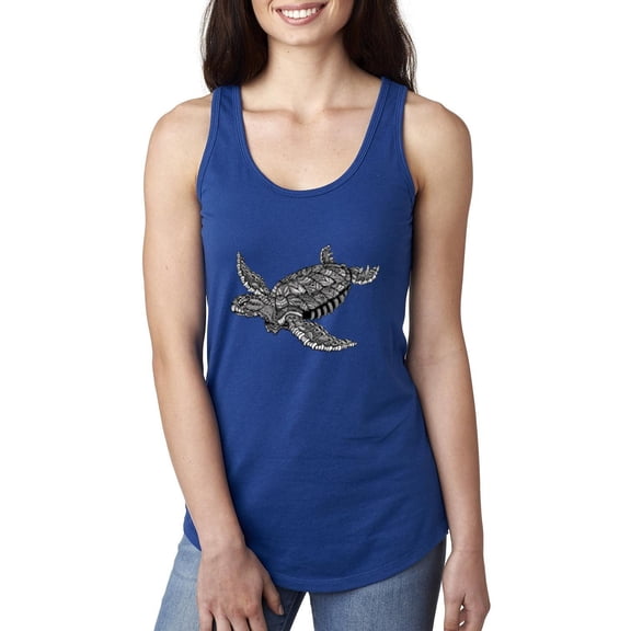 Women's Racerback Tank Top - Sea Turtle Hawaii