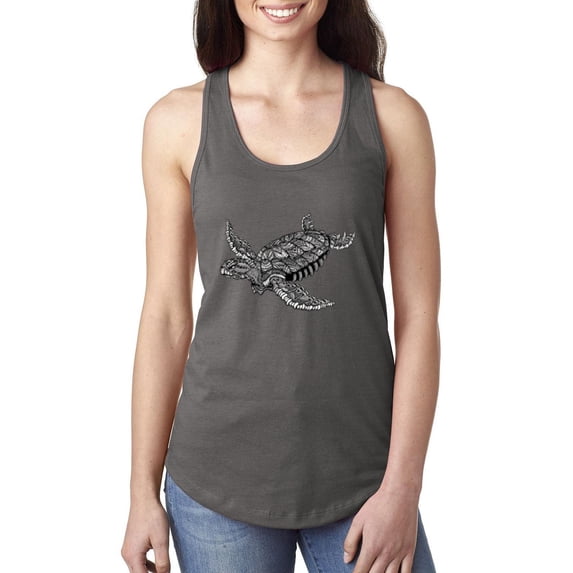 Women's Racerback Tank Top - Sea Turtle Hawaii