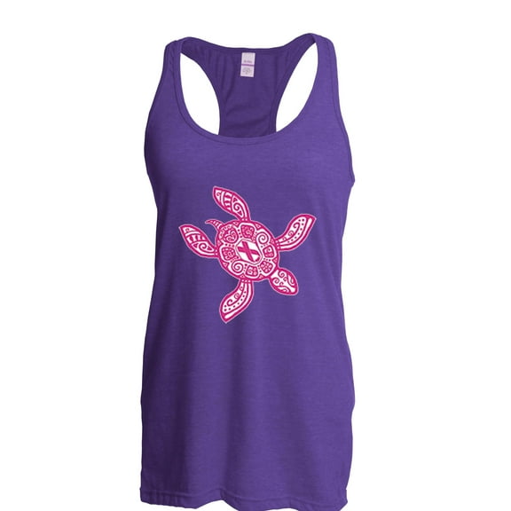IWPF - Women's Racerback Tank Top - Sea Turtle Hawaii