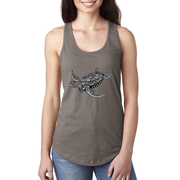 Women's Racerback Tank Top - Sea Turtle Hawaii