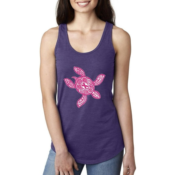 Women's Racerback Tank Top - Sea Turtle Hawaii