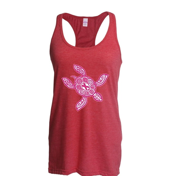 Women's Racerback Tank Top - Sea Turtle Hawaii
