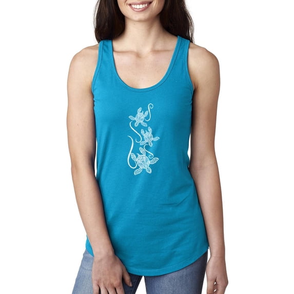 Women's Racerback Tank Top - Sea Turtles Hawaii