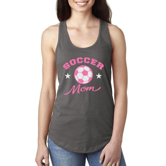 Women's Racerback Tank Top - Soccer Mom