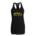 thumbnail image 1 of Women's Racerback Tank Top - Softball Play Hard or Go Home, 1 of 5