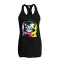 thumbnail image 1 of IWPF - Women's Racerback Tank Top - Space Cat, 1 of 5